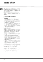 Preview for 12 page of Hotpoint Ariston BD 2931 EU/HA Operating Instructions Manual