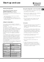 Preview for 15 page of Hotpoint Ariston BD 2931 EU/HA Operating Instructions Manual