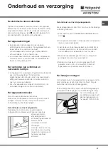 Preview for 37 page of Hotpoint Ariston BD 2931 EU/HA Operating Instructions Manual