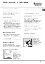 Preview for 47 page of Hotpoint Ariston BD 2931 EU/HA Operating Instructions Manual