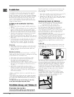 Preview for 22 page of Hotpoint Ariston BDC M45 series Operating Instructions Manual