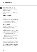 Preview for 34 page of Hotpoint Ariston BFS 1222.1 Operating Instructions Manual