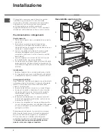 Предварительный просмотр 2 страницы Hotpoint Ariston BMBL 1825 F/HA Operating Instructions Manual