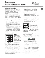 Предварительный просмотр 35 страницы Hotpoint Ariston BMBL 1825 F/HA Operating Instructions Manual