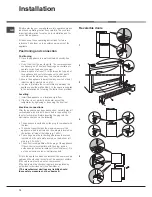 Предварительный просмотр 3 страницы Hotpoint Ariston BMBM 1821V FR/HA Operating Instructions Manual