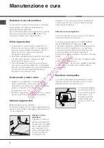 Предварительный просмотр 6 страницы Hotpoint Ariston BMTM 1721 V Operating Instructions Manual