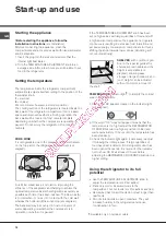 Предварительный просмотр 14 страницы Hotpoint Ariston BMTM 1721 V Operating Instructions Manual