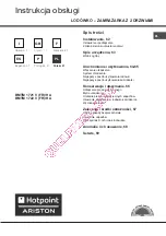 Preview for 51 page of Hotpoint Ariston BMTM 1721 V Operating Instructions Manual