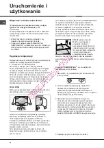 Preview for 54 page of Hotpoint Ariston BMTM 1721 V Operating Instructions Manual