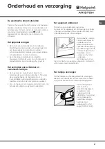 Preview for 37 page of Hotpoint Ariston BS 1621 Operating Instructions Manual