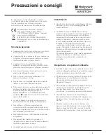 Preview for 7 page of Hotpoint Ariston BS 2332 EU Operating Instruction