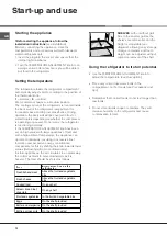 Предварительный просмотр 12 страницы Hotpoint Ariston BS 2332 Operating Instructions Manual