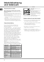 Preview for 20 page of Hotpoint Ariston BS 2332 Operating Instructions Manual