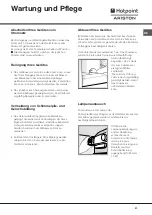 Preview for 21 page of Hotpoint Ariston BS 2332 Operating Instructions Manual