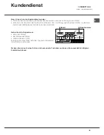 Preview for 39 page of Hotpoint Ariston BS 30 Series Operating Instructions Manual