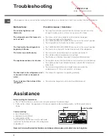 Предварительный просмотр 8 страницы Hotpoint Ariston BSZ 1632 Operating Instructions Manual