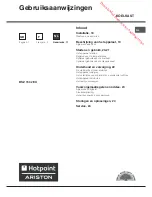 Предварительный просмотр 17 страницы Hotpoint Ariston BSZ 1632 Operating Instructions Manual