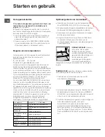 Предварительный просмотр 20 страницы Hotpoint Ariston BSZ 1632 Operating Instructions Manual