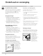 Предварительный просмотр 46 страницы Hotpoint Ariston BSZ 2321 EU Operating Instructions Manual