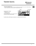 Предварительный просмотр 9 страницы Hotpoint Ariston BSZ 3021 V TK Operating Instructions Manual