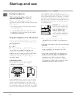 Предварительный просмотр 14 страницы Hotpoint Ariston BSZ 3021 V TK Operating Instructions Manual