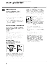 Preview for 14 page of Hotpoint Ariston BSZ 30210 V TK Operating Instructions Manual