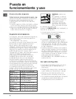 Предварительный просмотр 36 страницы Hotpoint Ariston BTS 16 SERIES Operating Instructions Manual