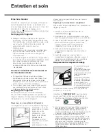 Preview for 21 page of Hotpoint Ariston BTSZ 1631/HA Operating Instructions Manual