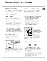 Preview for 37 page of Hotpoint Ariston BTSZ 1631/HA Operating Instructions Manual