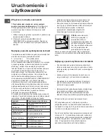 Preview for 44 page of Hotpoint Ariston BTSZ 1631/HA Operating Instructions Manual