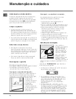 Preview for 70 page of Hotpoint Ariston BTSZ 1631/HA Operating Instructions Manual