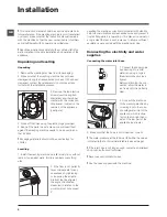 Preview for 2 page of Hotpoint Ariston BWMD 742 Instructions For Use Manual