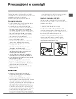 Preview for 25 page of Hotpoint Ariston BWMD 742 Instructions For Use Manual