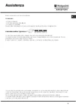 Предварительный просмотр 13 страницы Hotpoint Ariston C35SP6R/HA Operating Instructions Manual