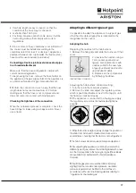 Preview for 17 page of Hotpoint Ariston C35SP6R/HA Operating Instructions Manual