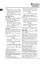 Preview for 58 page of Hotpoint Ariston C35SP6R/HA Operating Instructions Manual