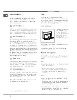 Предварительный просмотр 6 страницы Hotpoint Ariston C3VN1R HA Operating Instructions Manual