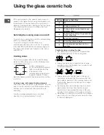 Предварительный просмотр 8 страницы Hotpoint Ariston C3VN1R HA Operating Instructions Manual