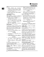 Preview for 40 page of Hotpoint Ariston C3VP6R /HA Operating Instructions Manual