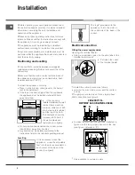 Предварительный просмотр 2 страницы Hotpoint Ariston CE60P1 GR/HA Operating Instructions Manual