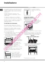 Предварительный просмотр 2 страницы Hotpoint Ariston CE6IFA F Operating Instructions Manual