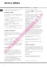 Предварительный просмотр 6 страницы Hotpoint Ariston CE6IFA F Operating Instructions Manual