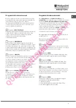 Предварительный просмотр 7 страницы Hotpoint Ariston CE6IFA F Operating Instructions Manual