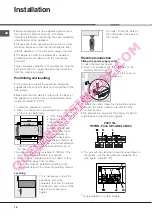 Предварительный просмотр 18 страницы Hotpoint Ariston CE6IFA F Operating Instructions Manual