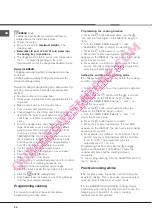 Предварительный просмотр 24 страницы Hotpoint Ariston CE6IFA F Operating Instructions Manual