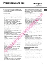 Предварительный просмотр 29 страницы Hotpoint Ariston CE6IFA F Operating Instructions Manual