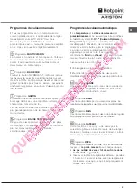 Предварительный просмотр 39 страницы Hotpoint Ariston CE6IFA F Operating Instructions Manual