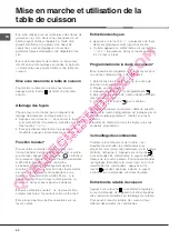 Предварительный просмотр 42 страницы Hotpoint Ariston CE6IFA F Operating Instructions Manual