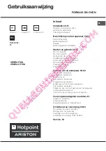 Предварительный просмотр 49 страницы Hotpoint Ariston CE6IFA F Operating Instructions Manual