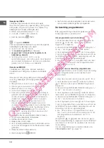 Предварительный просмотр 56 страницы Hotpoint Ariston CE6IFA F Operating Instructions Manual